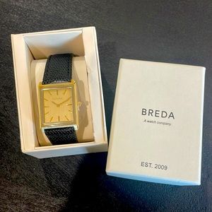 BREDA Virgin Lizard Embossed Watch